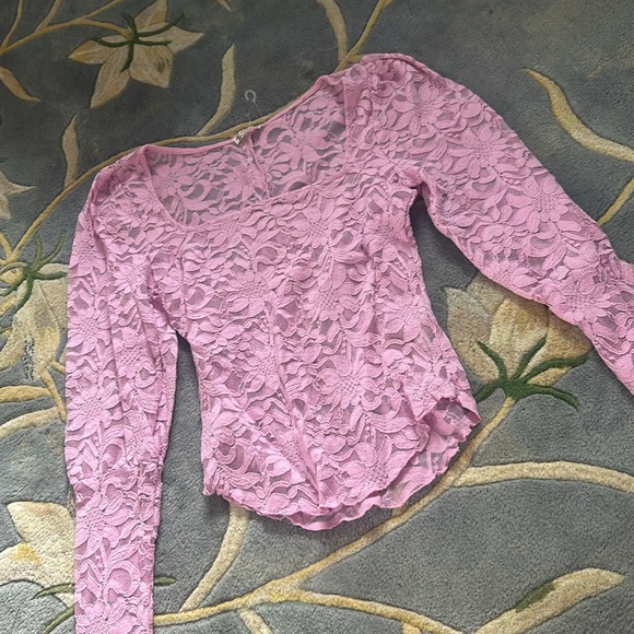 Free People Women’s Long Distance Layering Top in Flower Trail - Picture 6 of 9